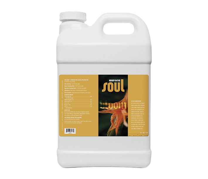 The 1 quart size of Soul Synthetics Soul Bloom, which features an all-natural and pH-stable blend
