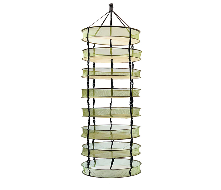 The Flower Tower Dry Rack is an easy and economical way to dry your harvested plants