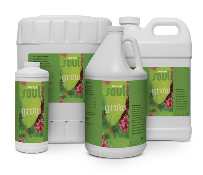 Soul Synthetics Soul Grow, featured here in 4 sizes, is all-natural and pH stable