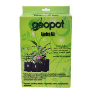 The GeoPot Garden Kit features different sizes and styles in a single package