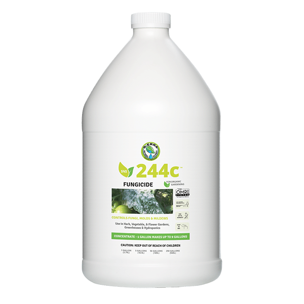 Gallon jug of SNS 244c fungicide