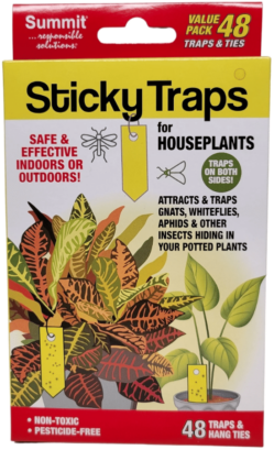 Sticky Traps package of 48 cards, safe and effictive inside and outside